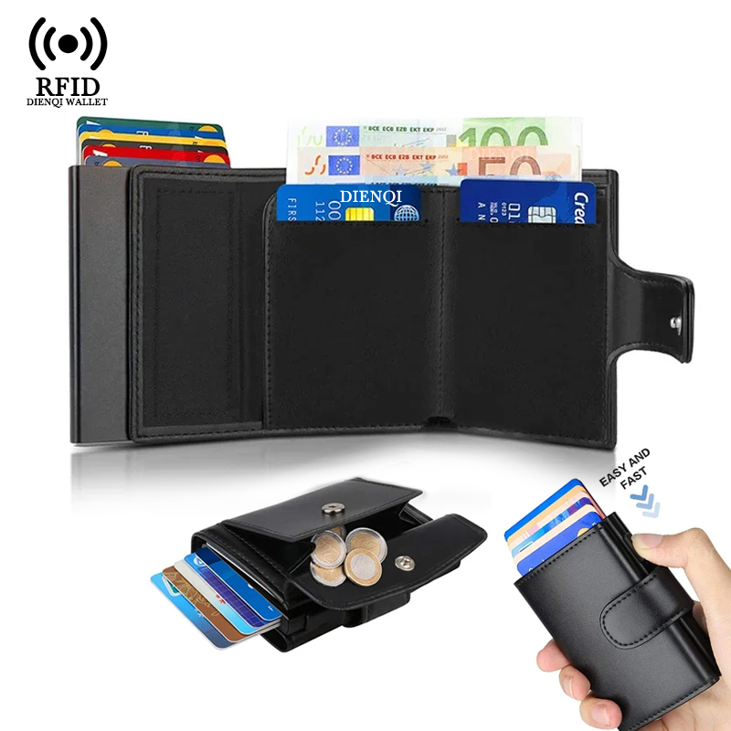 Index Card Holder - Metal Business Card Case Rfid Credit