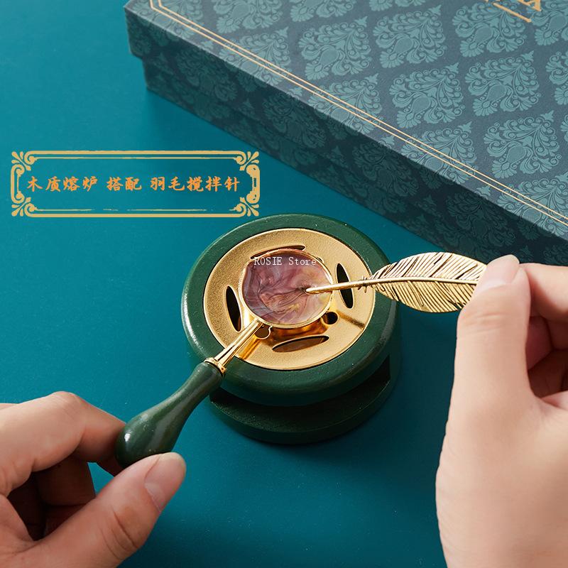 Wax Seal Stamp Set Lacquered S - Wax Seal Stamp Set recension och pris