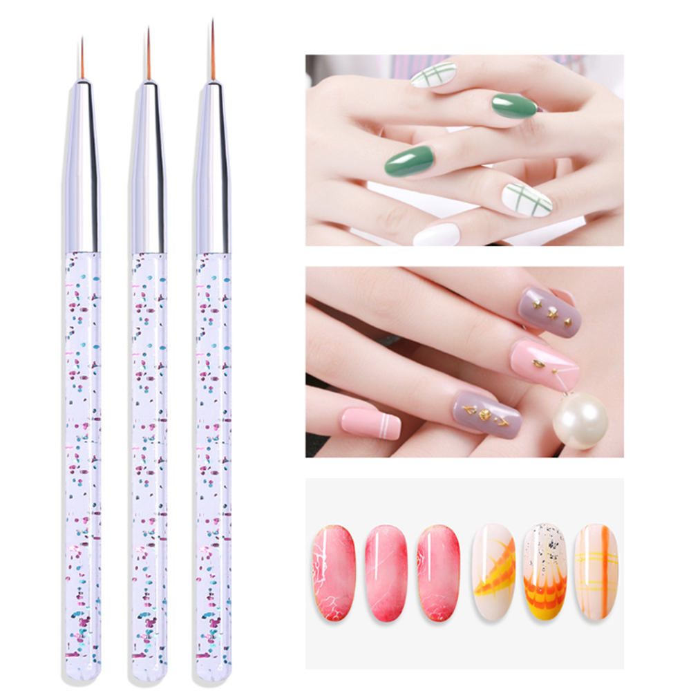 LINMANDA 3Pcs Nail Art Pen Set - Correction Pen Fine recension och pris