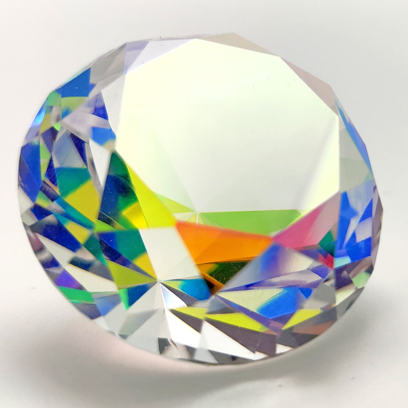 30-80mm AB Colorful K9 Crystal - Paper Weight Crystal recension och pris