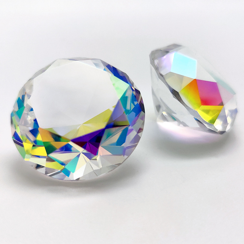 30-80mm AB Colorful K9 Crystal - Paper Weight Crystal recension och pris