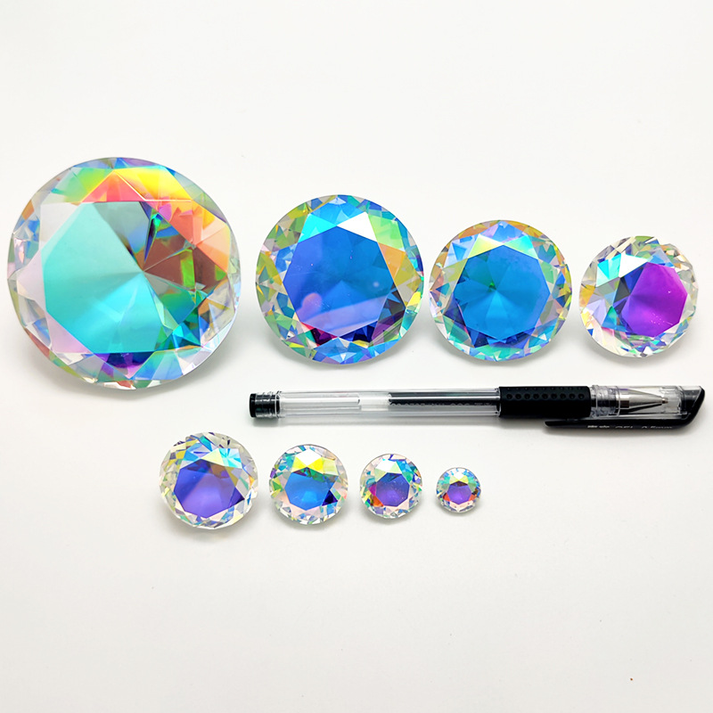 30-80mm AB Colorful K9 Crystal - Paper Weight Crystal recension och pris