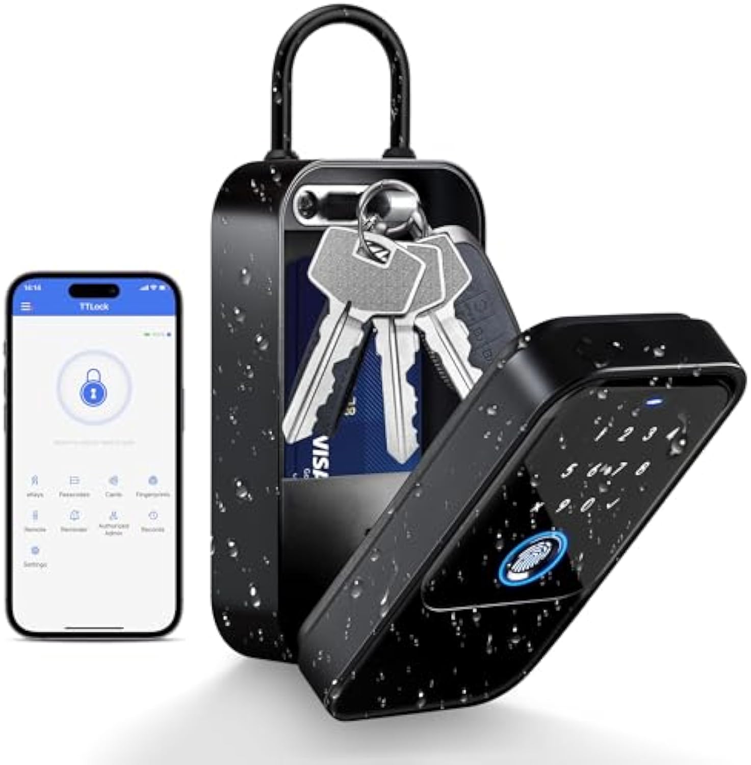 TTlock Smartkey Lock Box Home  - Card Index Box recension och pris