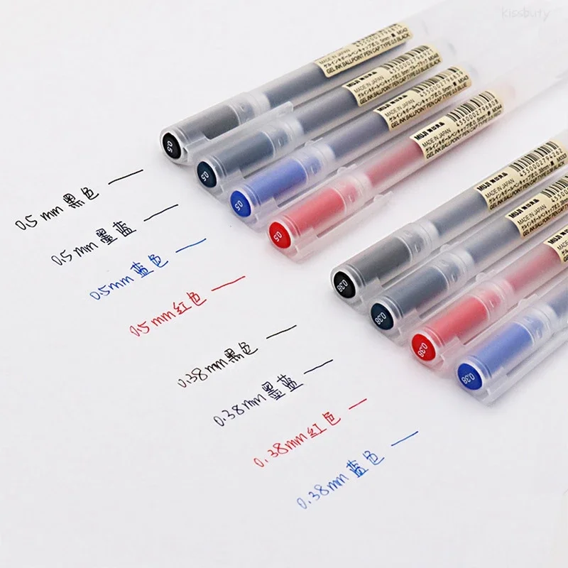 10-30Pcs/Set 0.38/0.5mm Gel pe - Muji Stationery Gel Pen recension och pris