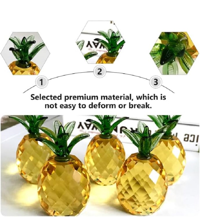 Crystal fruit Paperweight with - Paper Weight Crystal recension och pris