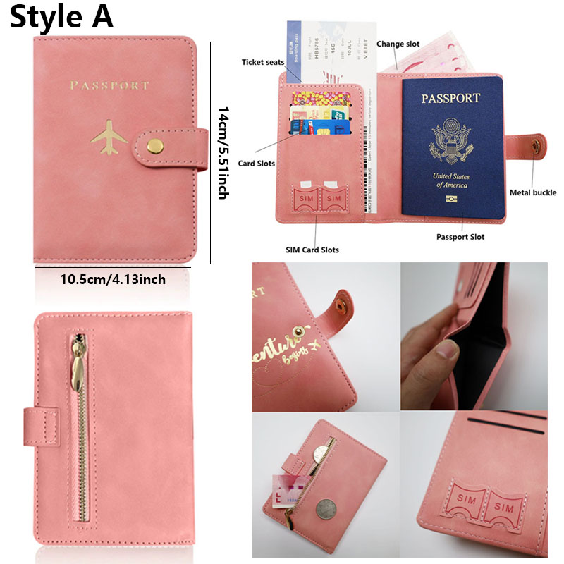 Leather Passport Holder Covers - Index Card Holder recension och pris