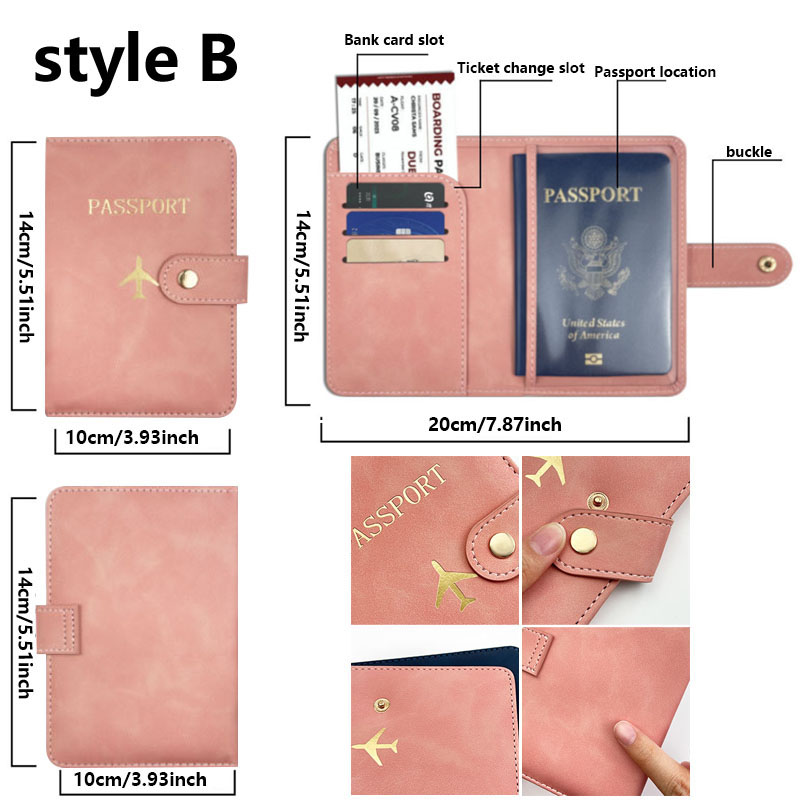 Leather Passport Holder Covers - Index Card Holder recension och pris