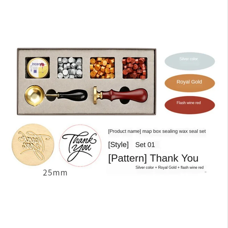 DIY Stamps Wax Seal Box Kit De - Wax Seal Stamp Set recension och pris