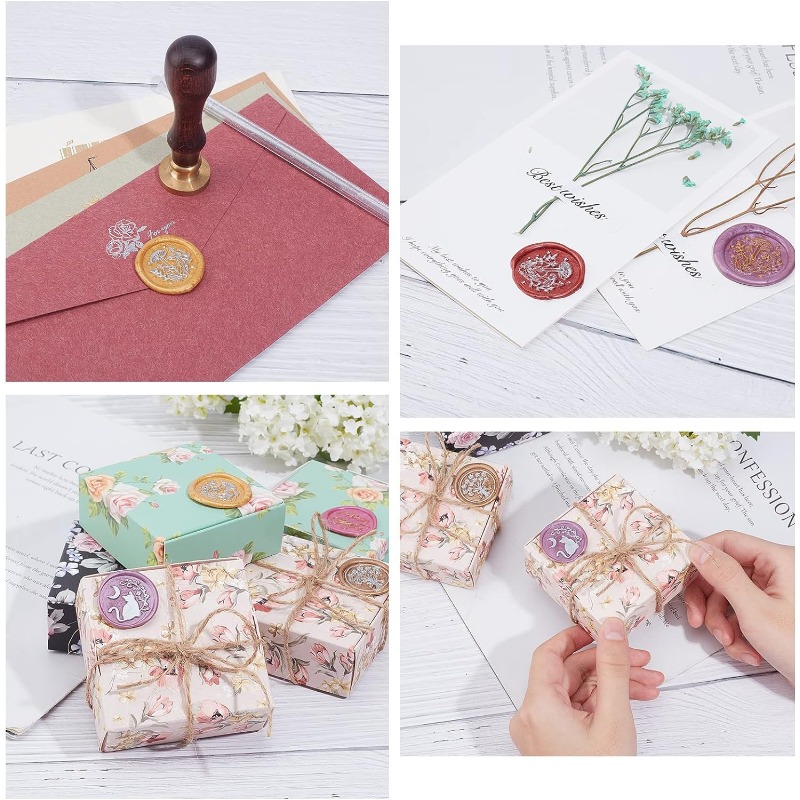 1 Set Castle Wax Seal Stamp Fi - Wax Seal Stamp Set recension och pris