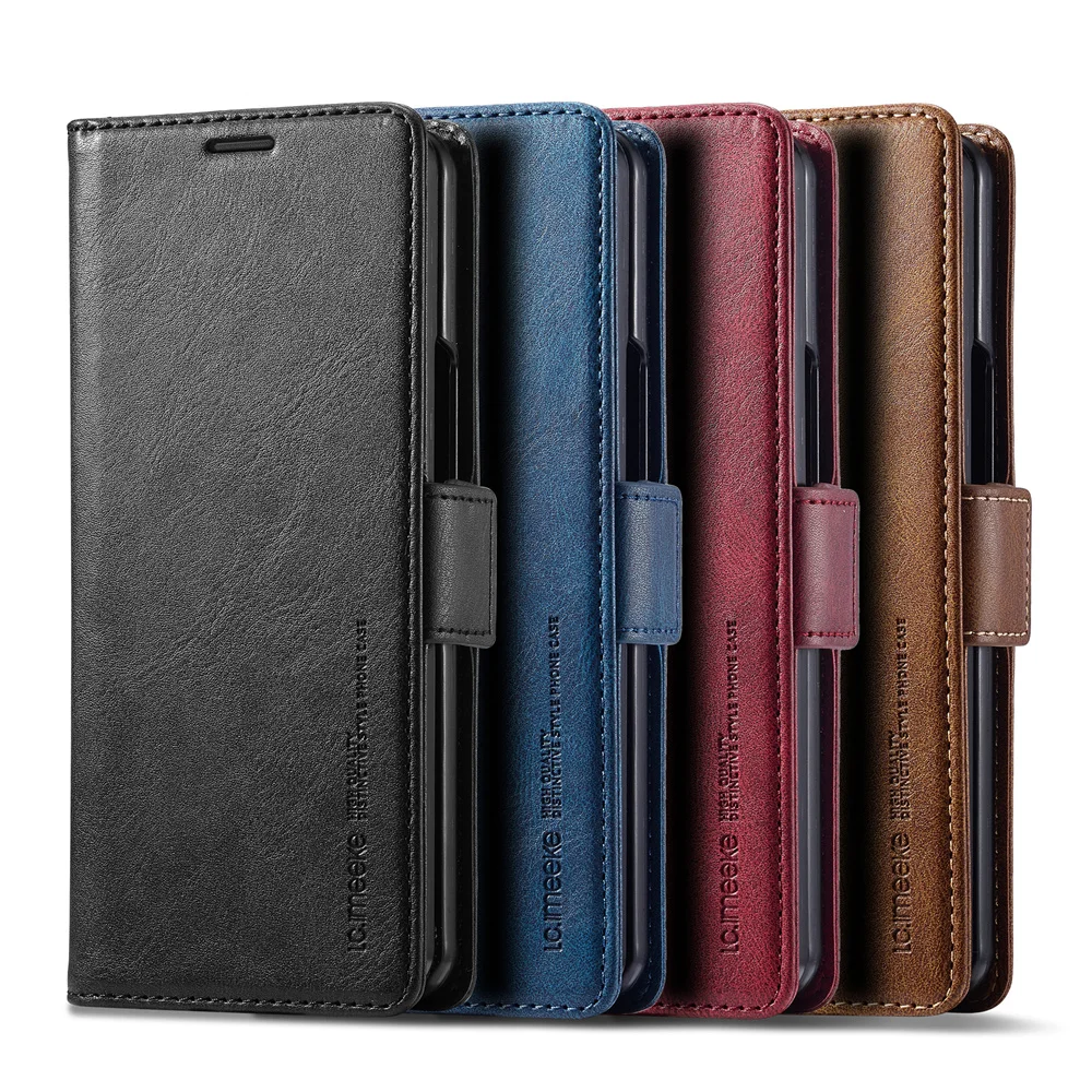 Leather Wallet Phone Case For  - Index Card Holder recension och pris