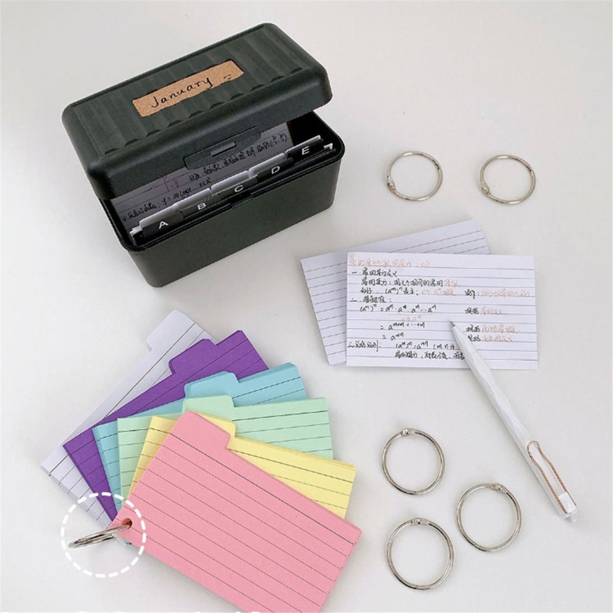 828 Mega Sale 3x 5 Index Card  - Card Index Box recension och pris
