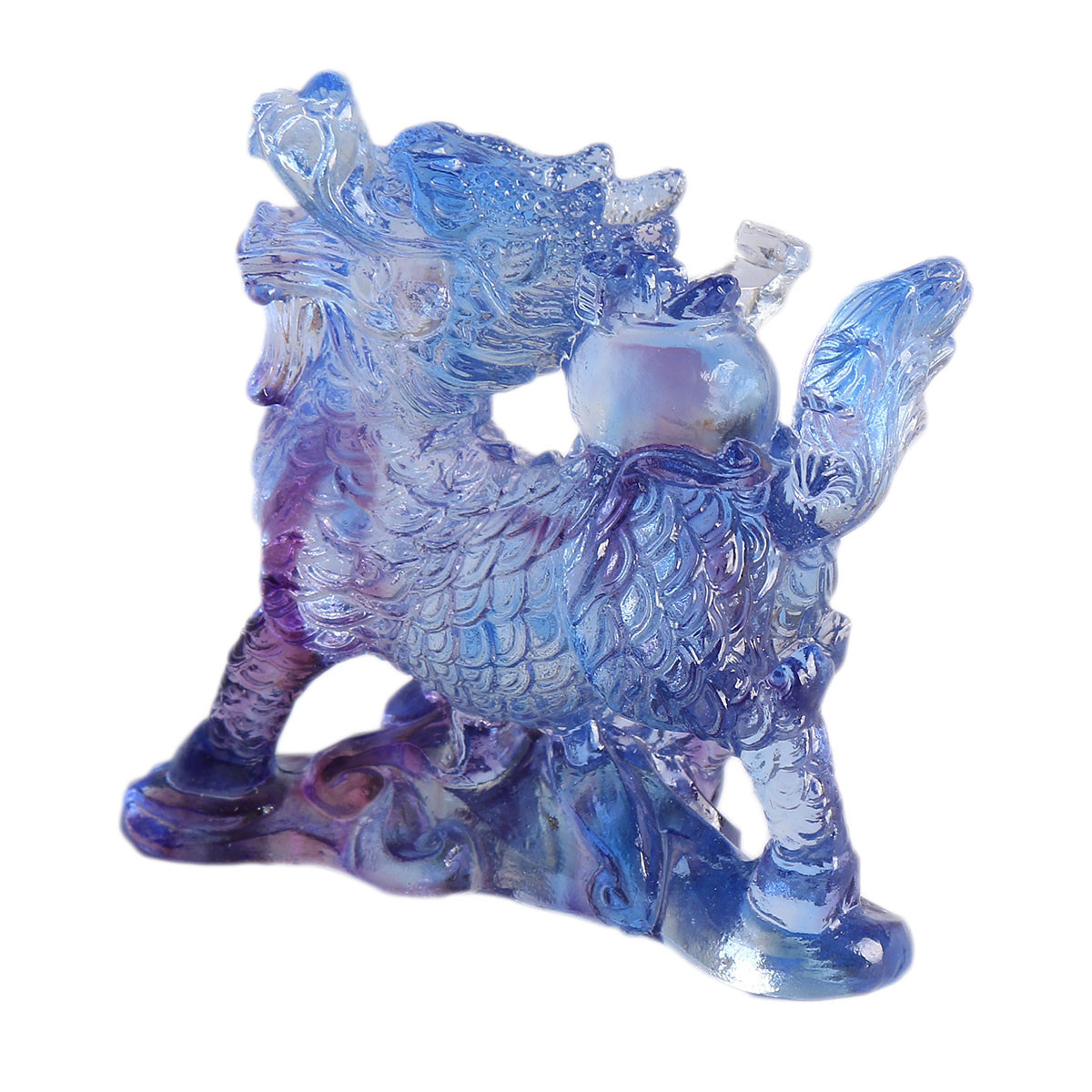 Chinese Liuli Crystal Feng Shu - Paper Weight Crystal recension och pris