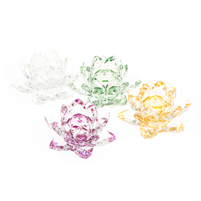 60mm Quartz Crystal Lotus Flow - Paper Weight Crystal recension och pris
