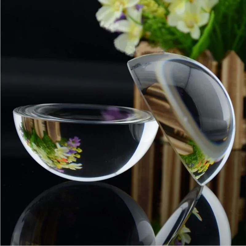 Crystal Hemisphere Glass Half  - Paper Weight Crystal recension och pris